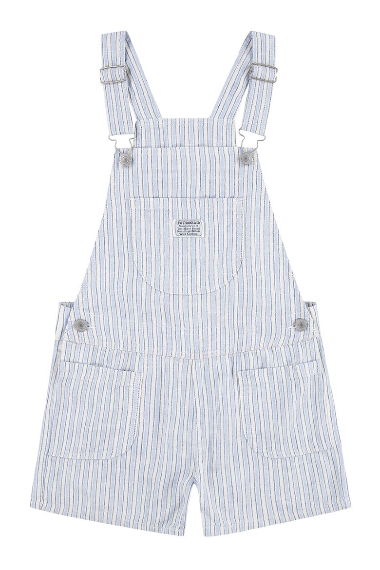 Levi's Къс гащеризон с лен и райе - Pepit.bg