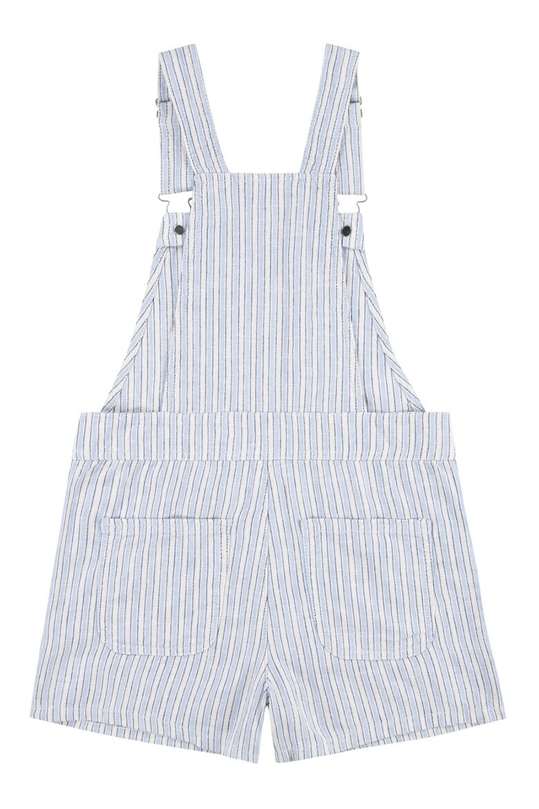 Levi's Къс гащеризон с лен и райе - Pepit.bg