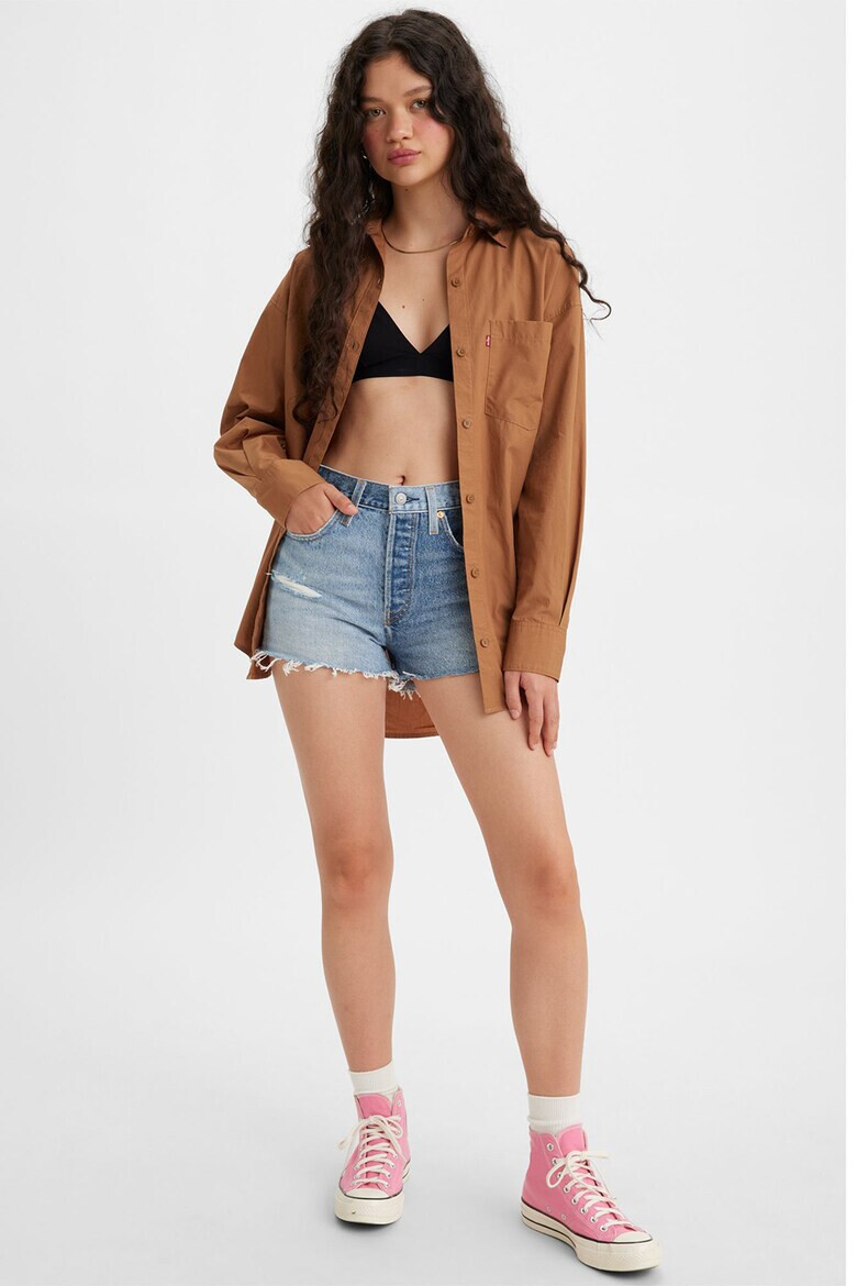 Levis Къси дънки 501® с двуцветен дизайн - Pepit.bg
