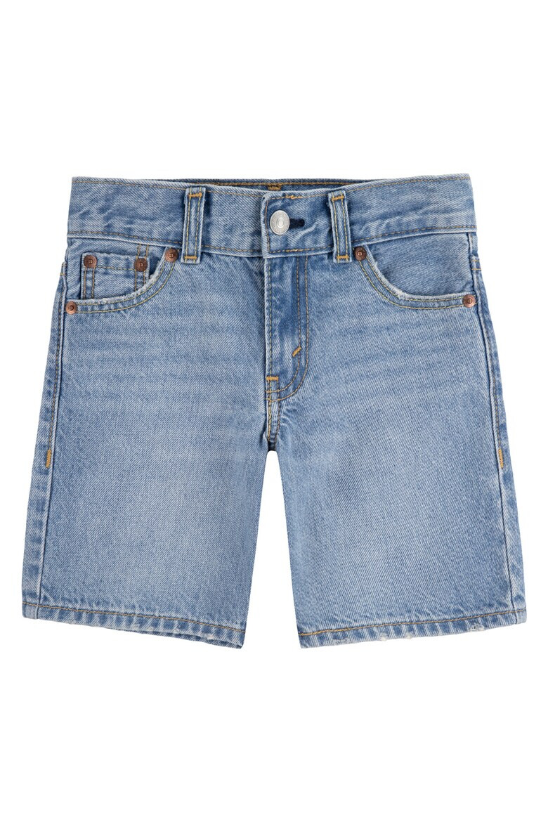 Levis Къси дънки със захабен ефект - Прашно синьо - Pepit.bg