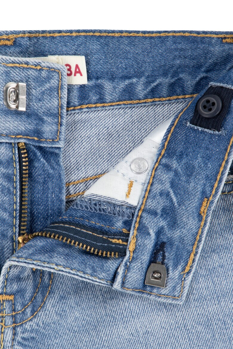 Levis Къси дънки със захабен ефект - Прашно синьо - Pepit.bg