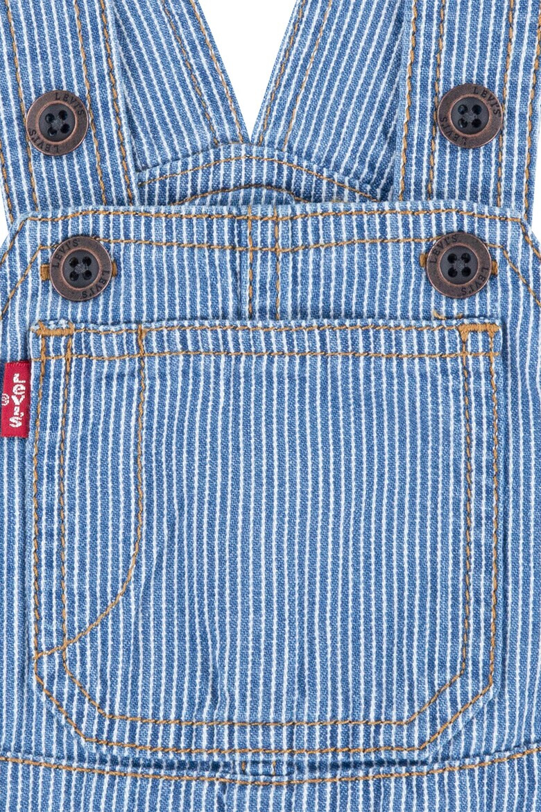Levis Памучен гащеризон и тениска с лого - Pepit.bg