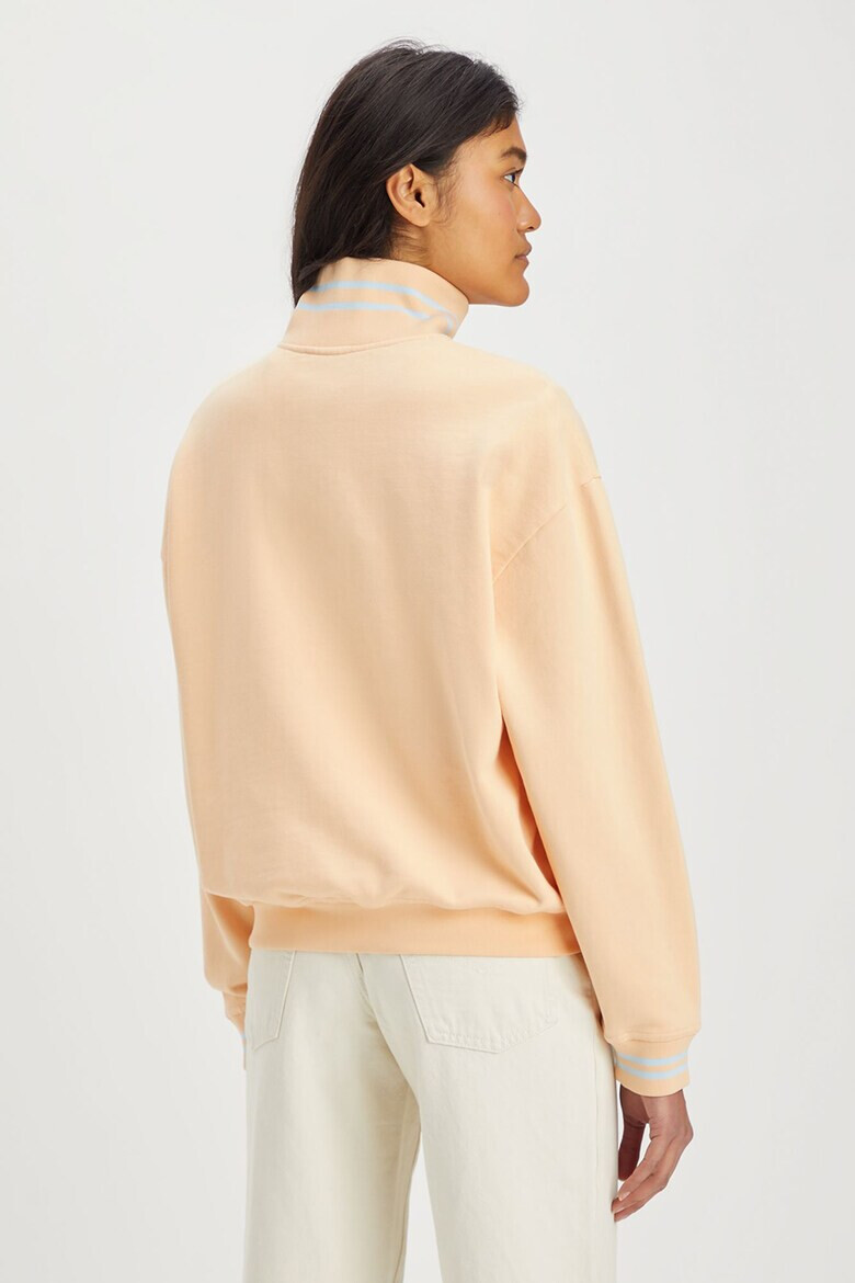 Levis Памучен суитшърт с къс цип - Pepit.bg