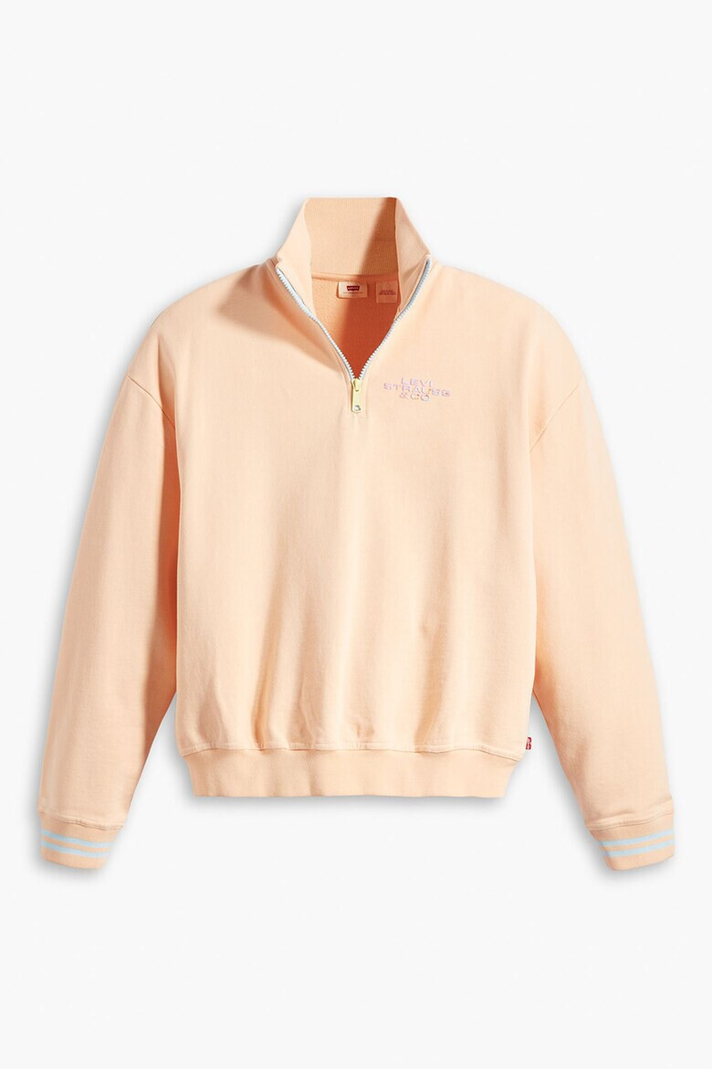Levis Памучен суитшърт с къс цип - Pepit.bg