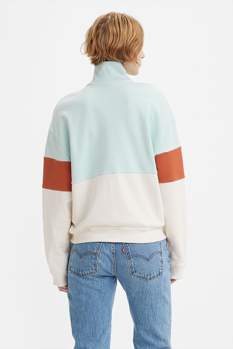 Levis Памучен суитшърт с къс цип - Pepit.bg