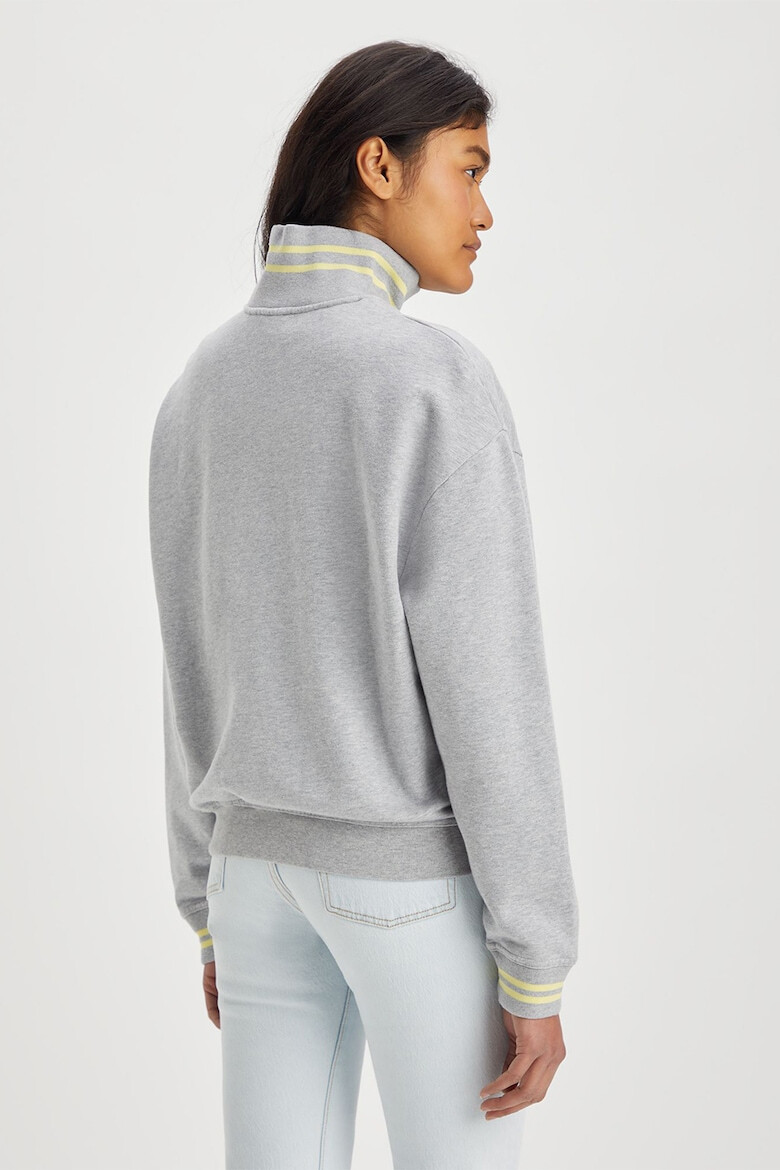 Levis Памучен суитшърт с къс цип - Pepit.bg