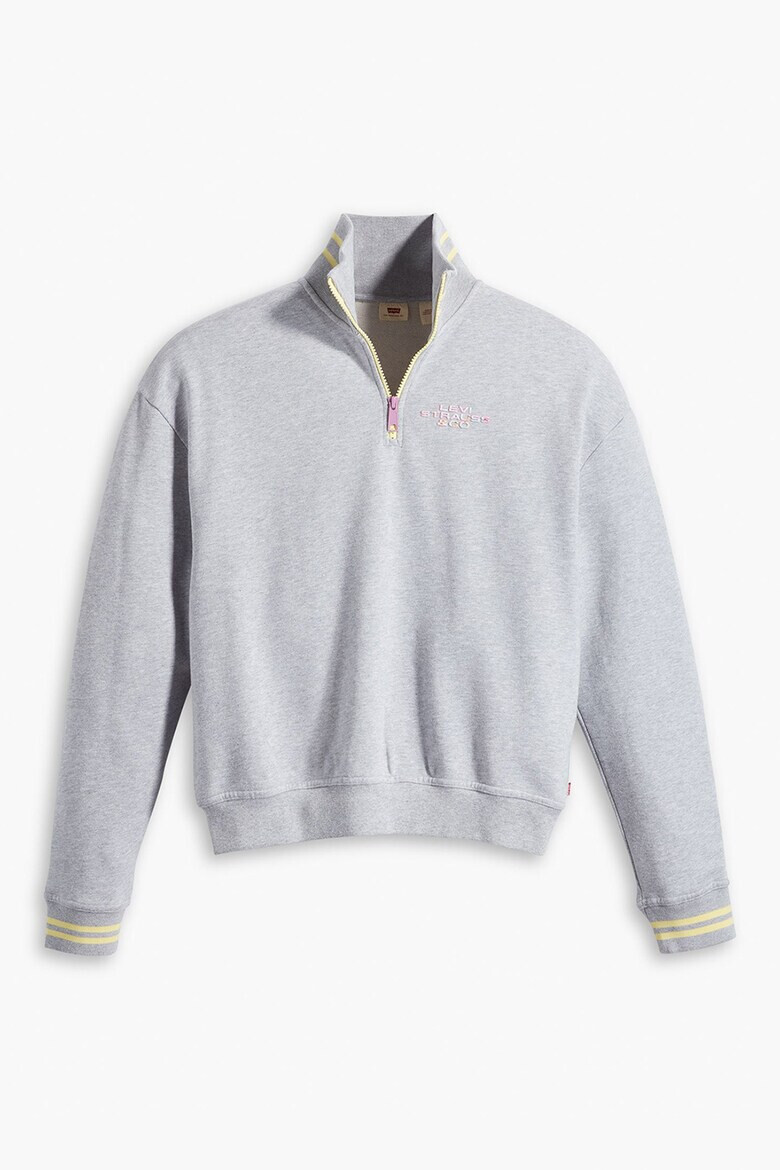 Levis Памучен суитшърт с къс цип - Pepit.bg
