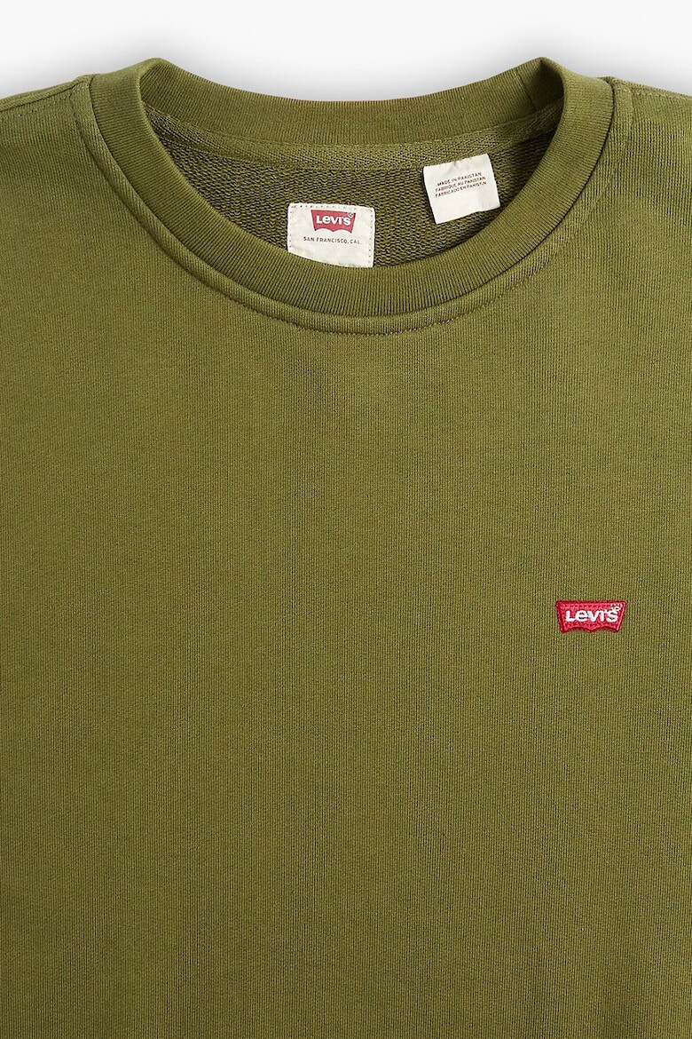 Levis Памучен суитшърт с овално деколте - Pepit.bg