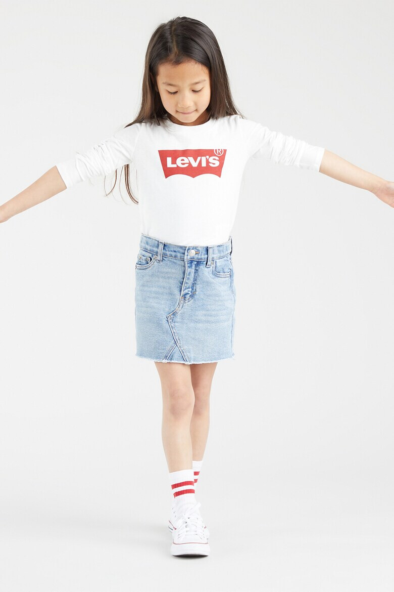 Levi's Памучна блуза с лого - Pepit.bg