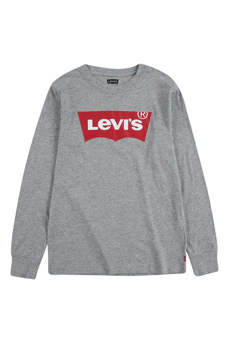 Levi's Памучна блуза с лого - Pepit.bg