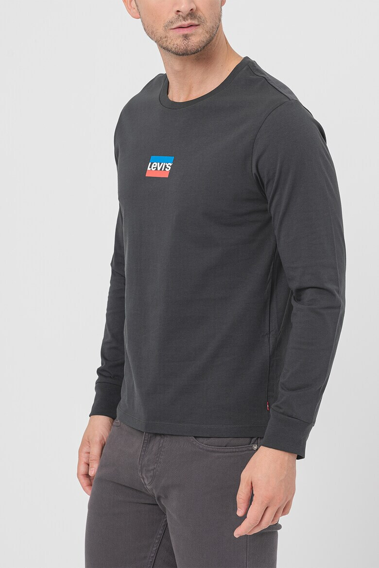 Levi's Памучна блуза с лого - Pepit.bg