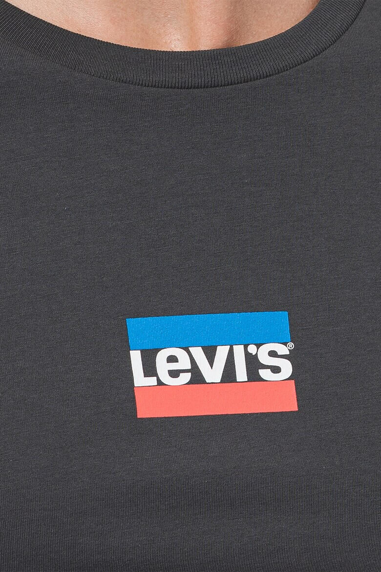 Levi's Памучна блуза с лого - Pepit.bg
