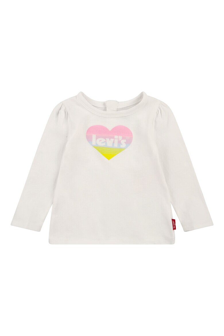 Levi's Памучна блуза с лого - Pepit.bg