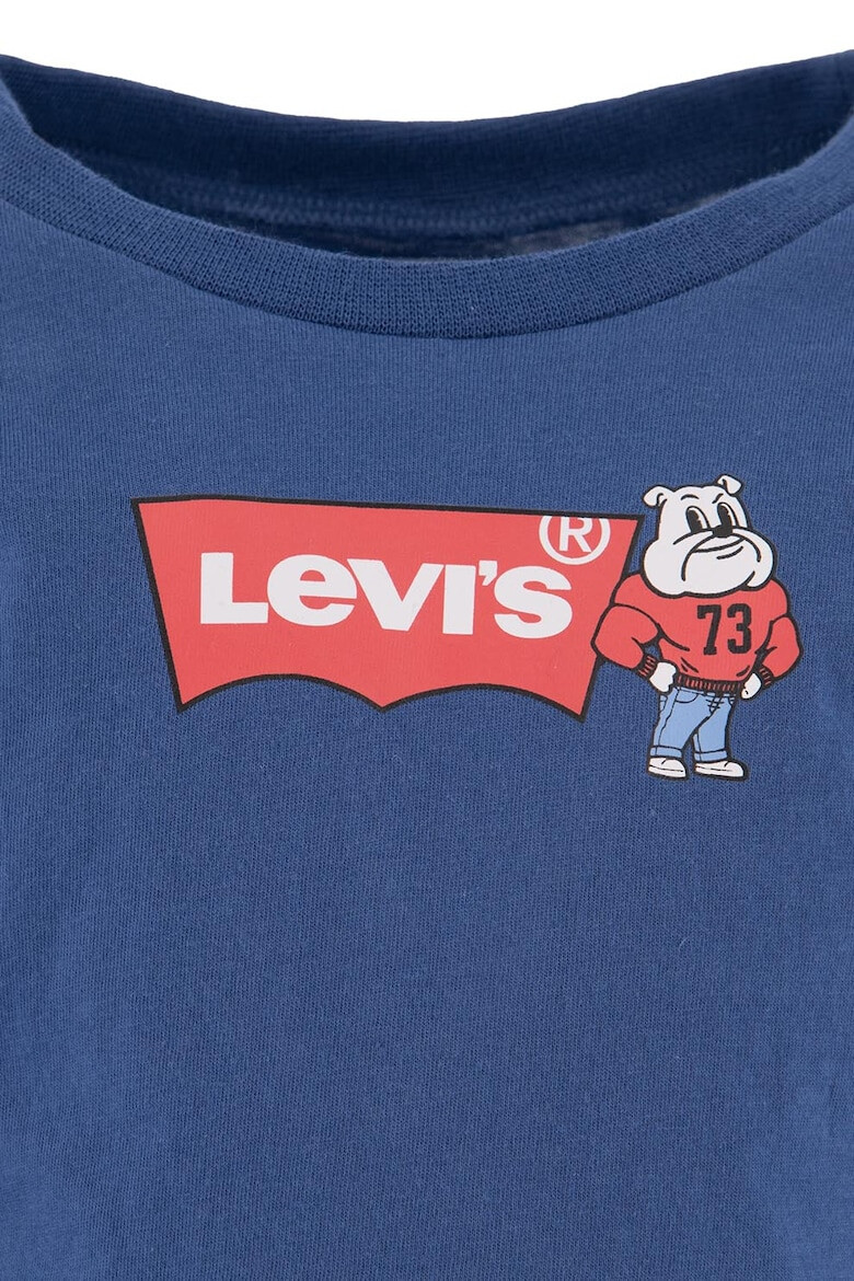 Levi's Памучна блуза с лого - Pepit.bg