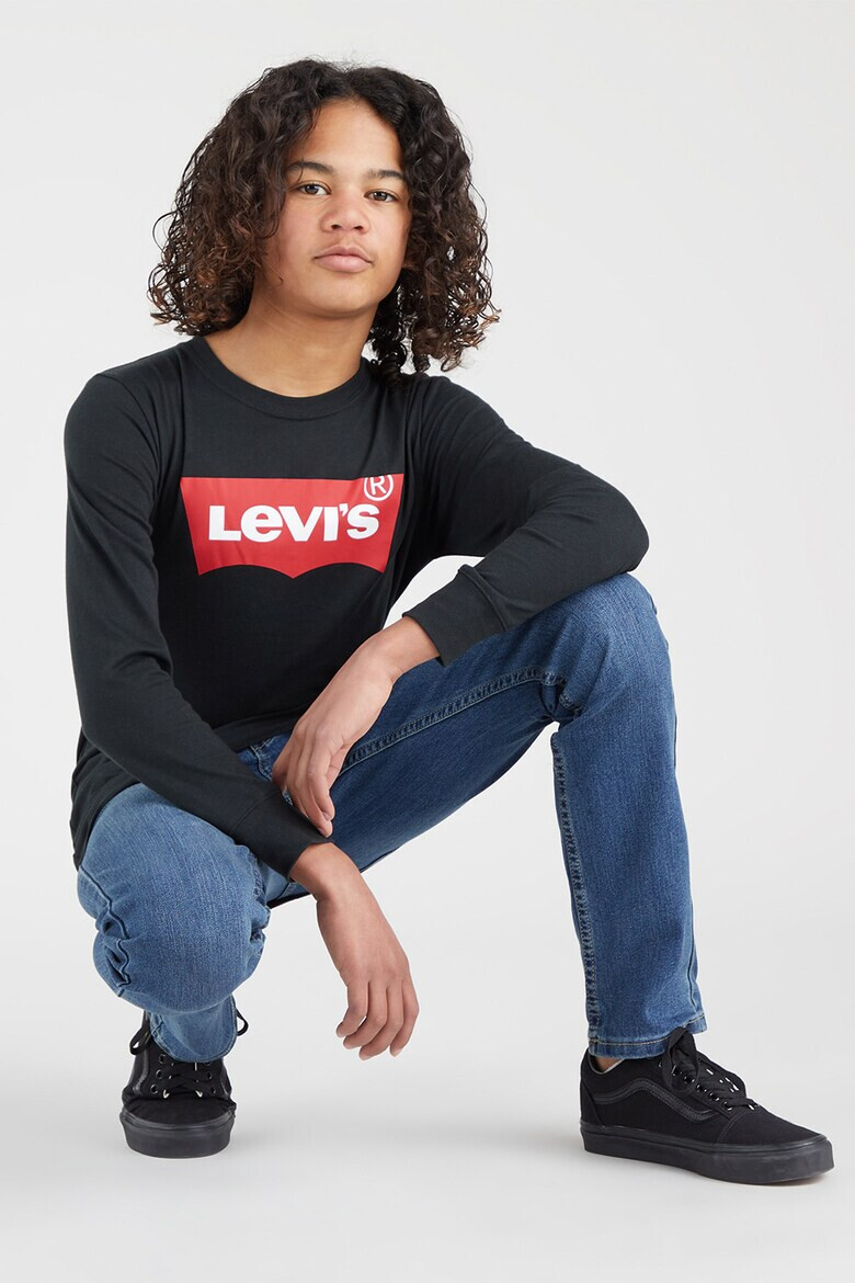 Levi's Памучна блуза с лого - Pepit.bg