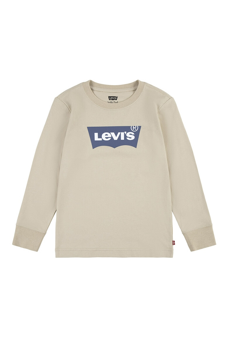 Levi's Памучна блуза с лого - Pepit.bg