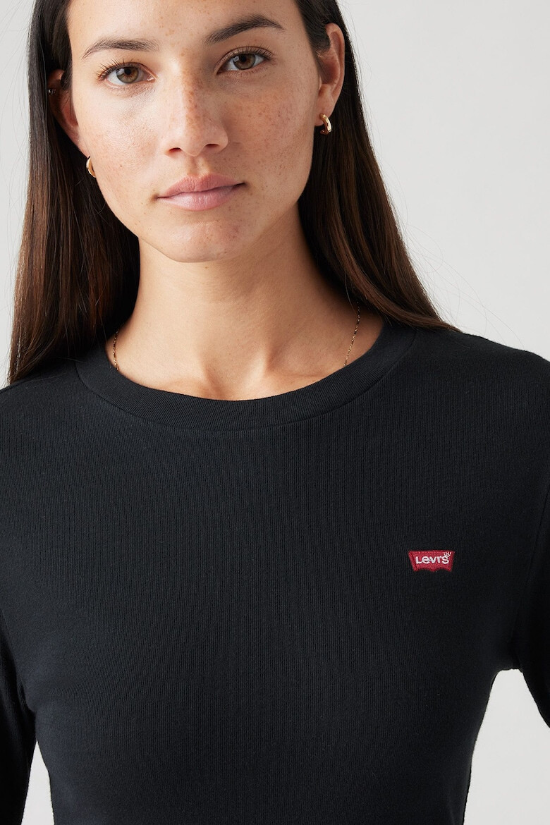 Levis Памучна блуза с овално деколте - Pepit.bg