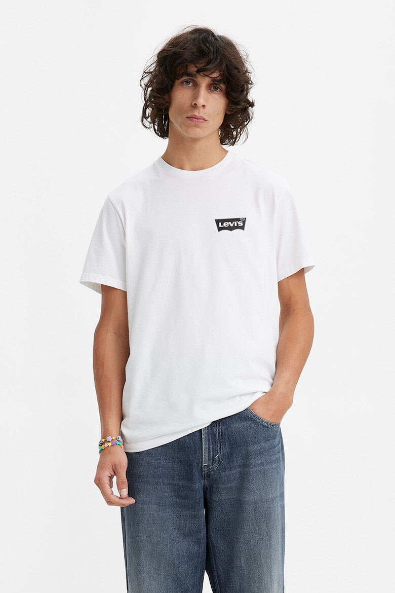 Levis Тениска от памук с овално деколте - Pepit.bg