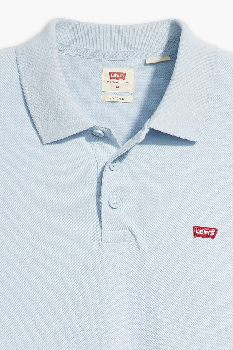Levis Памучна тениска с яка и лого - Pepit.bg