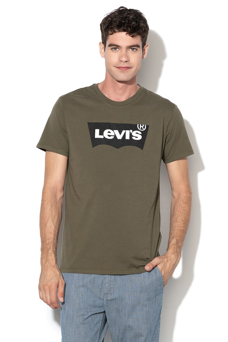 Levis Памучна тениска с лого - Pepit.bg