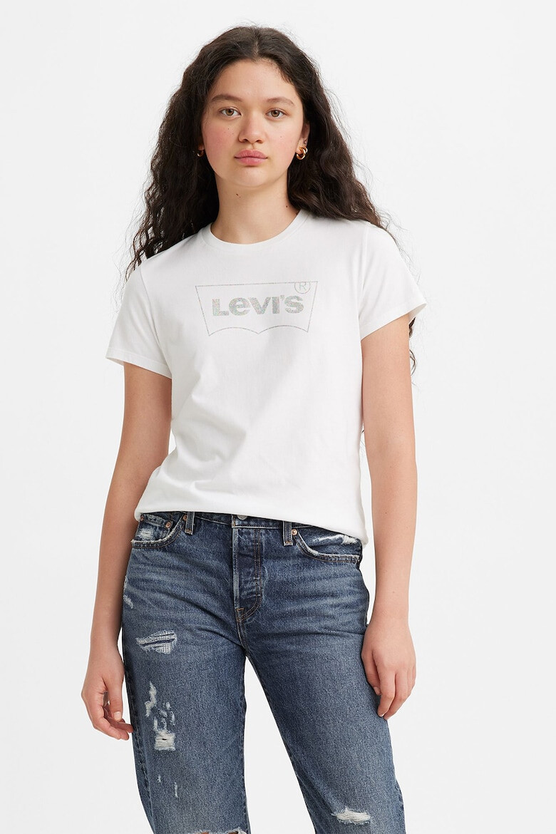 Levi's Памучна тениска с лого - Pepit.bg