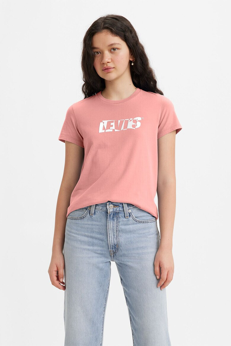 Levi's Памучна тениска с лого - Pepit.bg