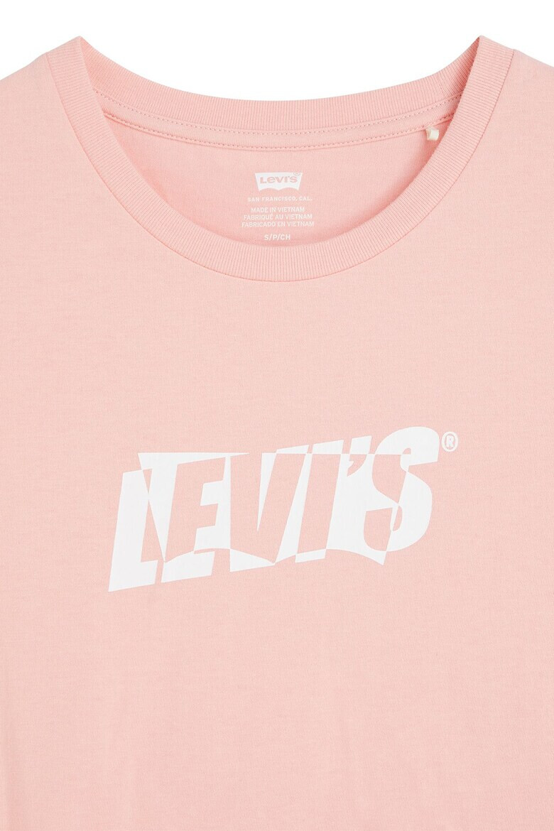 Levi's Памучна тениска с овално деколте - Pepit.bg