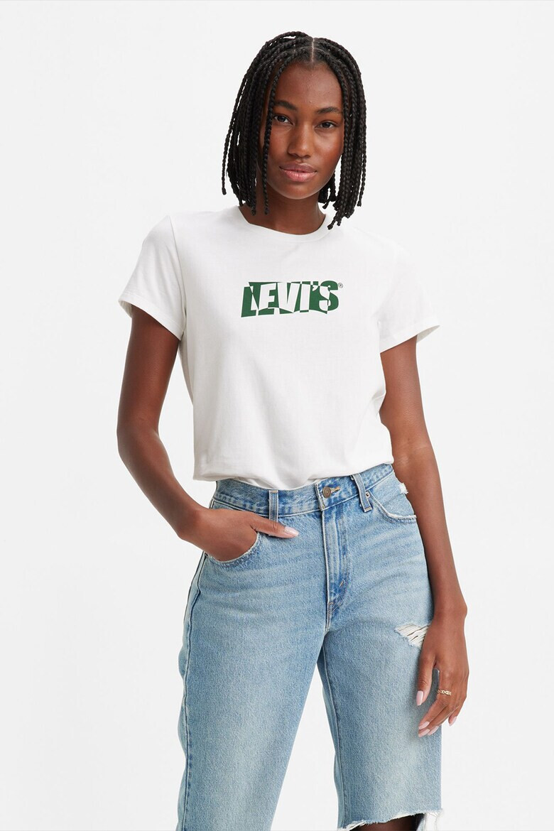 Levi's Памучна тениска с лого - Pepit.bg