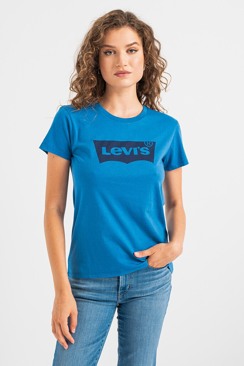 Levi's Памучна тениска с овално деколте - Pepit.bg