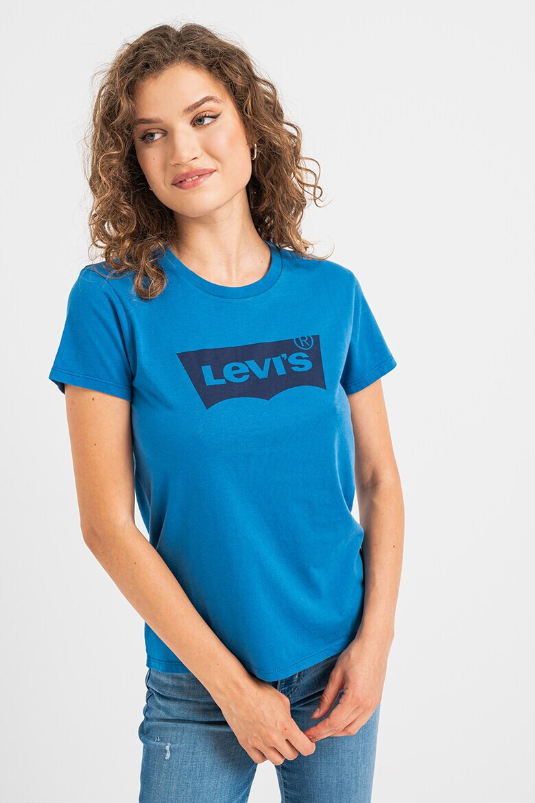 Levi's Памучна тениска с овално деколте - Pepit.bg