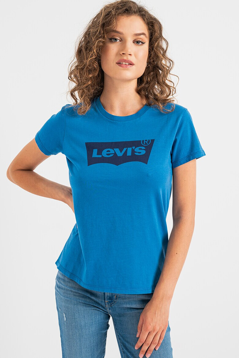 Levi's Памучна тениска с овално деколте - Pepit.bg