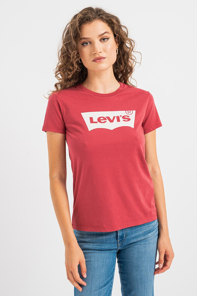 Levis Памучна тениска с овално деколте - Pepit.bg