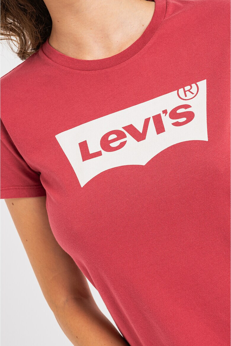 Levis Памучна тениска с овално деколте - Pepit.bg