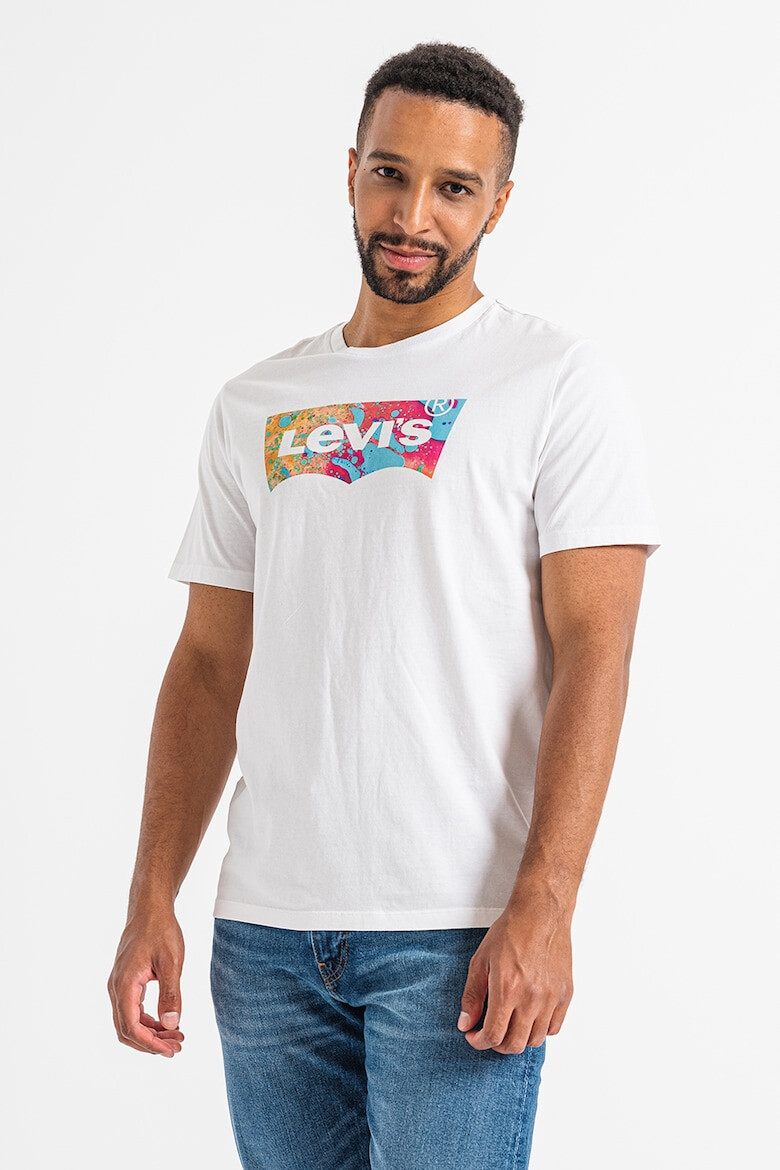 Levis Памучна тениска с лого - Pepit.bg