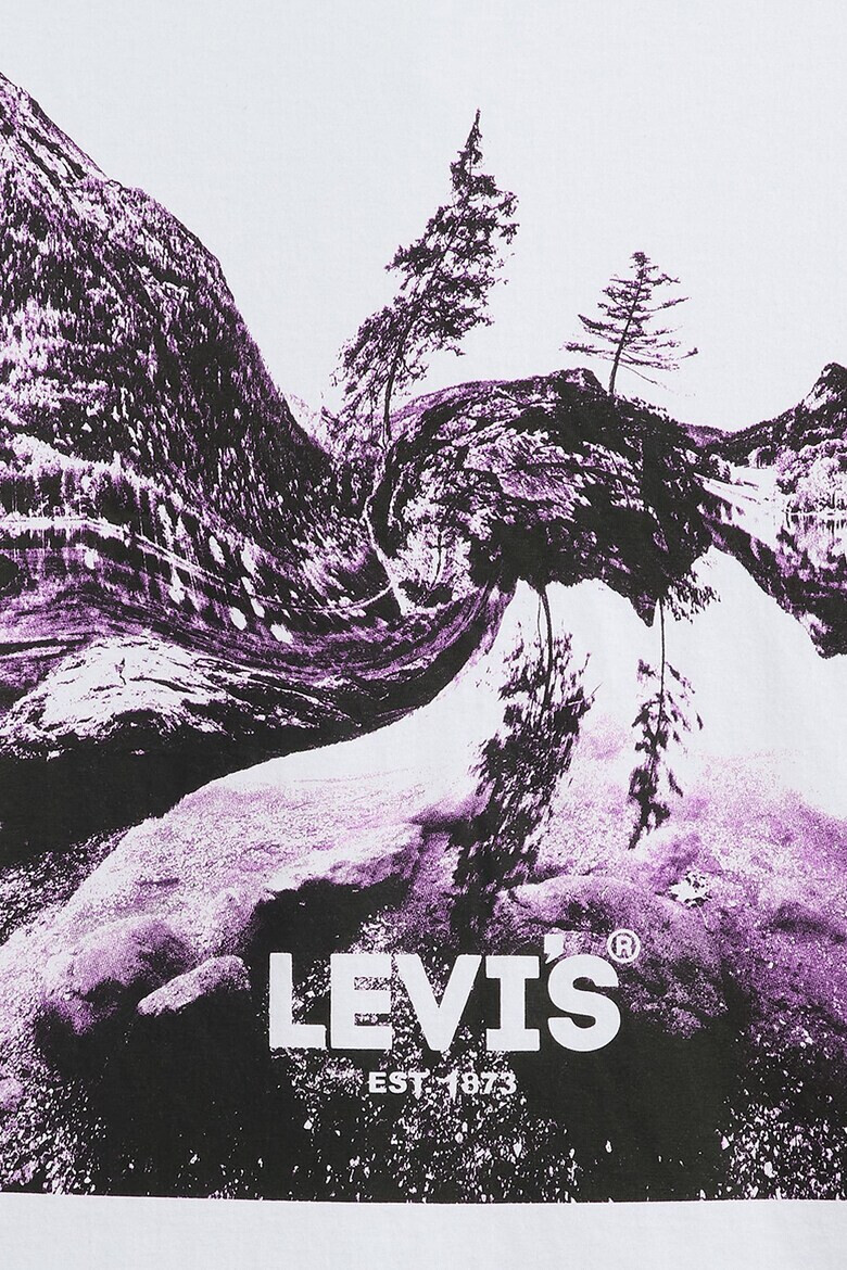 Levis Памучна тениска с лого - Pepit.bg