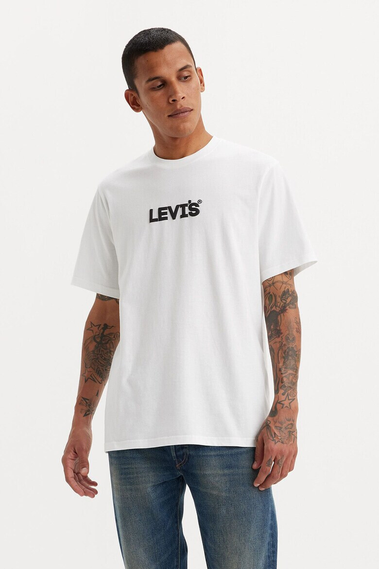 Levis Памучна тениска с лого - Pepit.bg