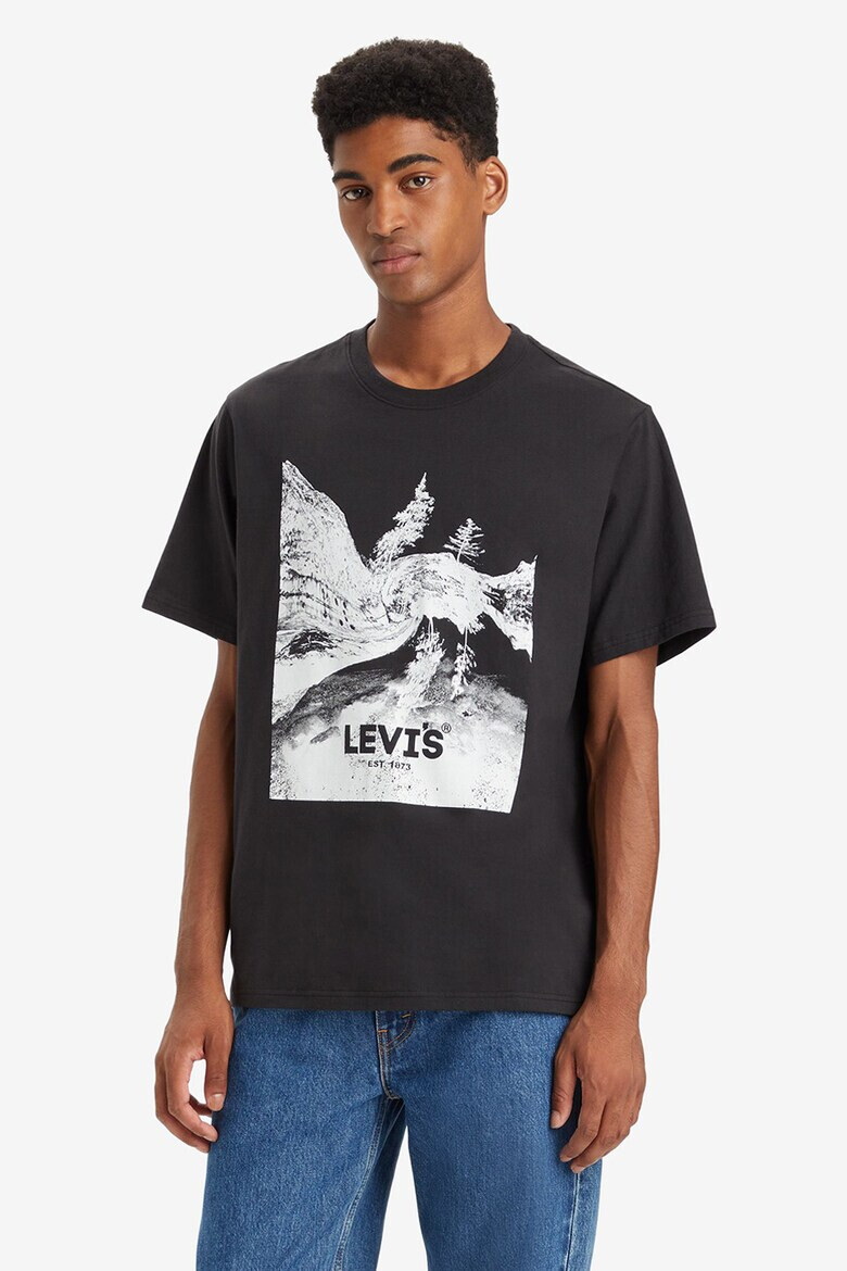 Levis Памучна тениска с лого - Pepit.bg