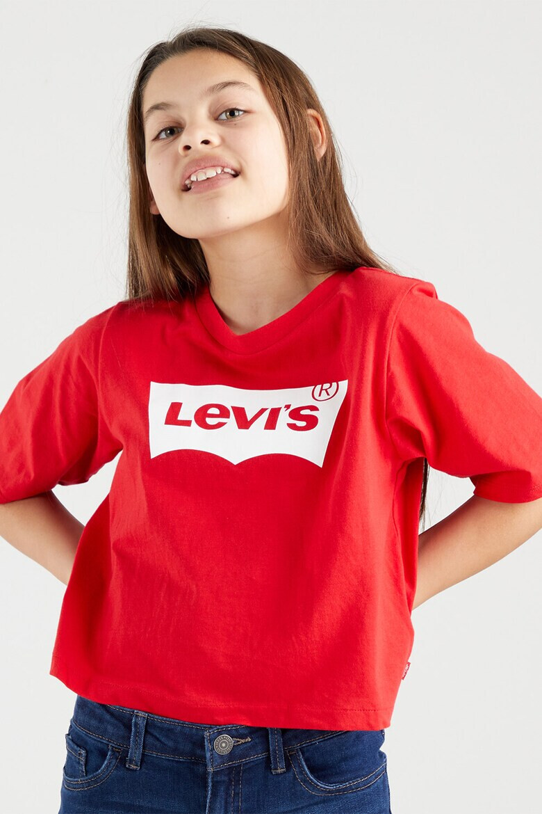 Levi's Памучна тениска с лого - Pepit.bg