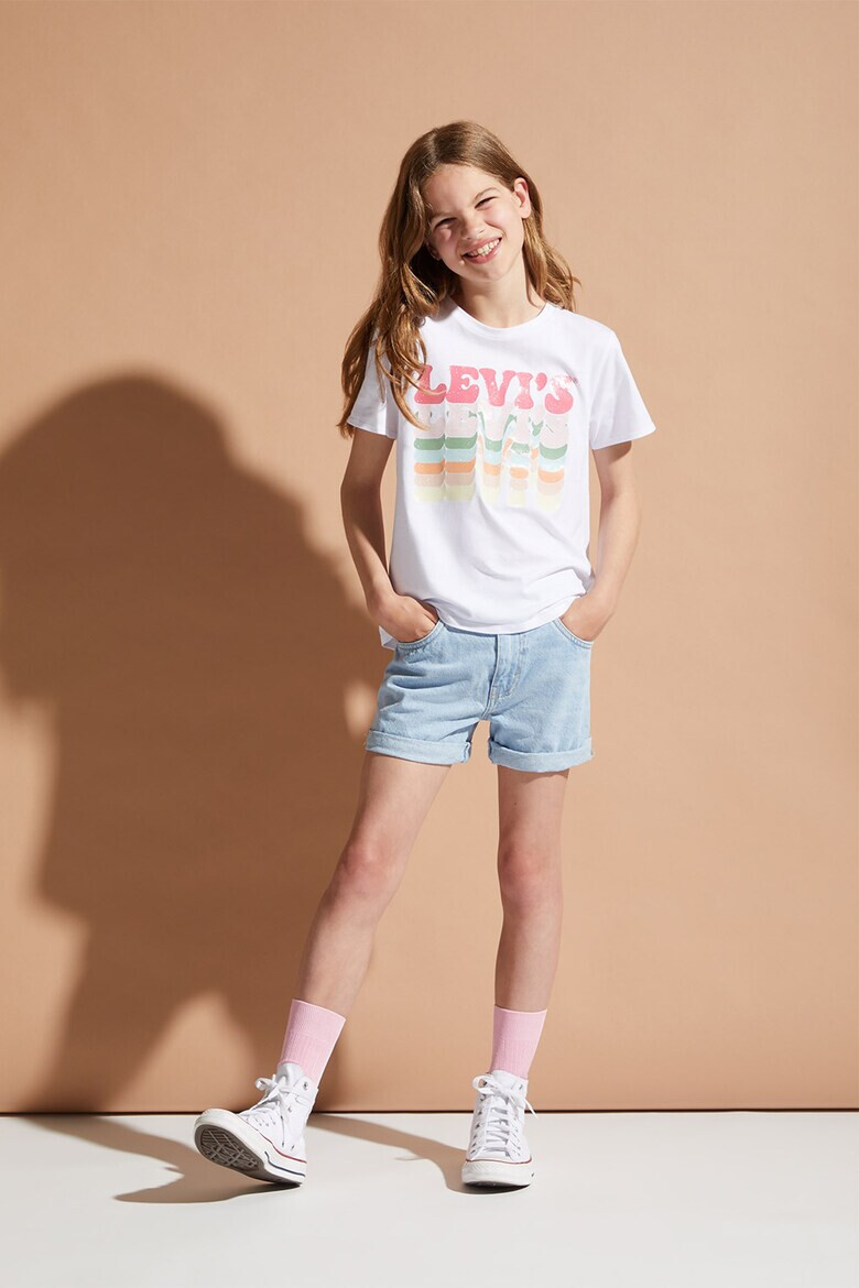Levis Памучна тениска с лого - Pepit.bg