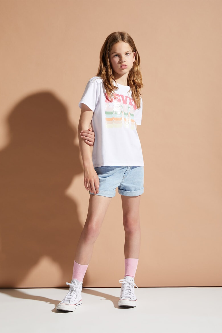 Levis Памучна тениска с лого - Pepit.bg