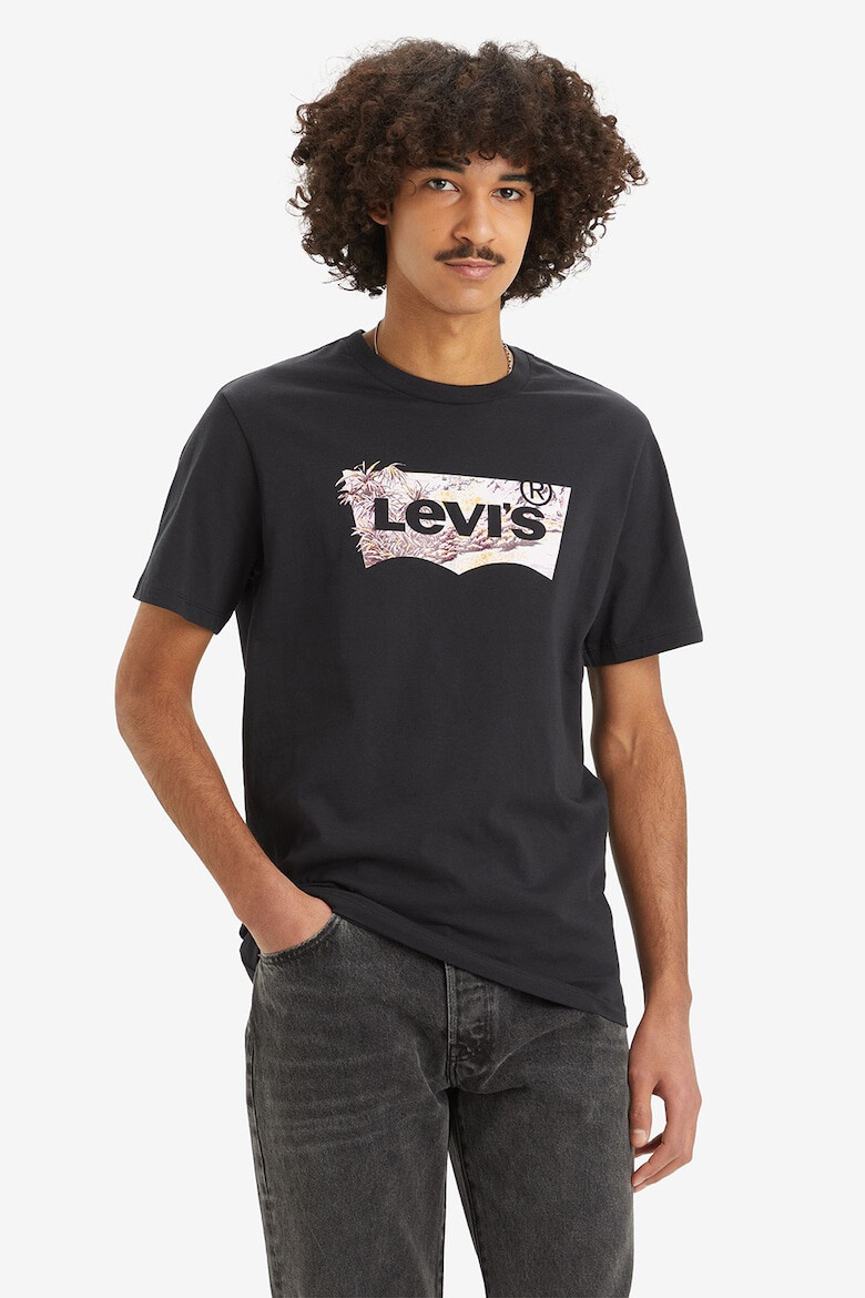 Levis Памучна тениска с лого - Pepit.bg