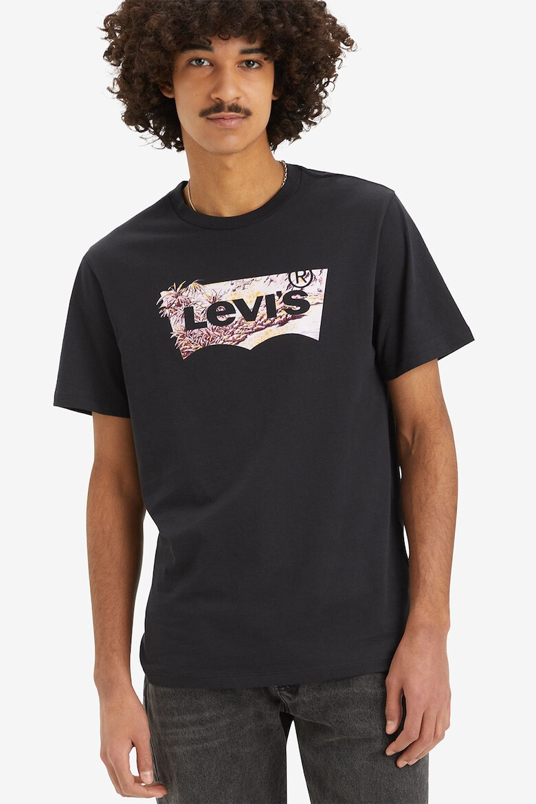 Levis Памучна тениска с лого - Pepit.bg