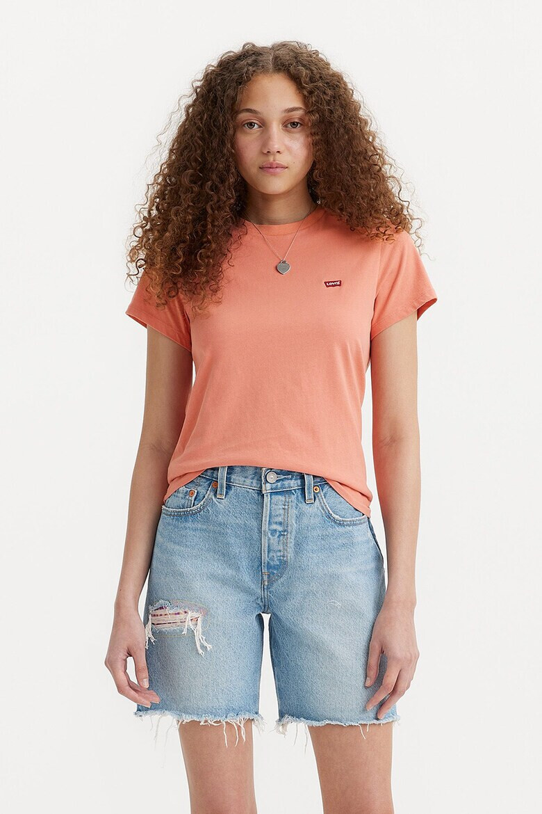 Levi's Памучна тениска с овално деколте - Pepit.bg