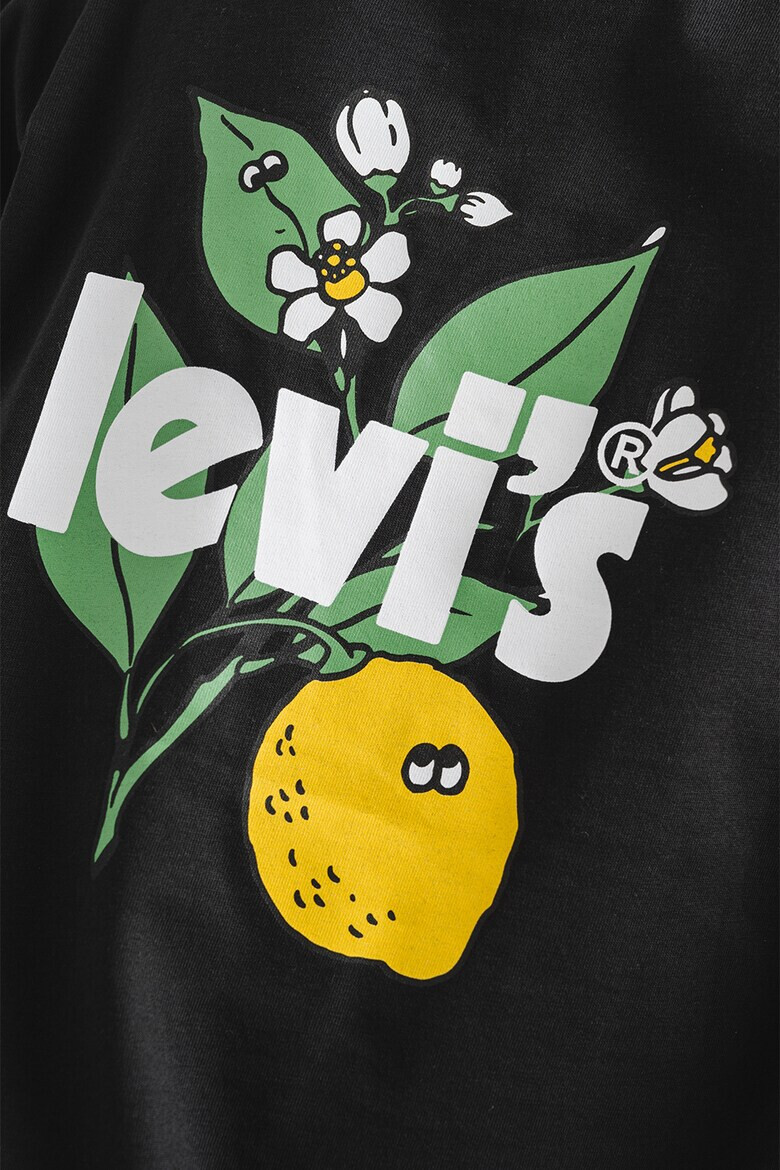 Levis Памучна тениска с овално деколте - Pepit.bg