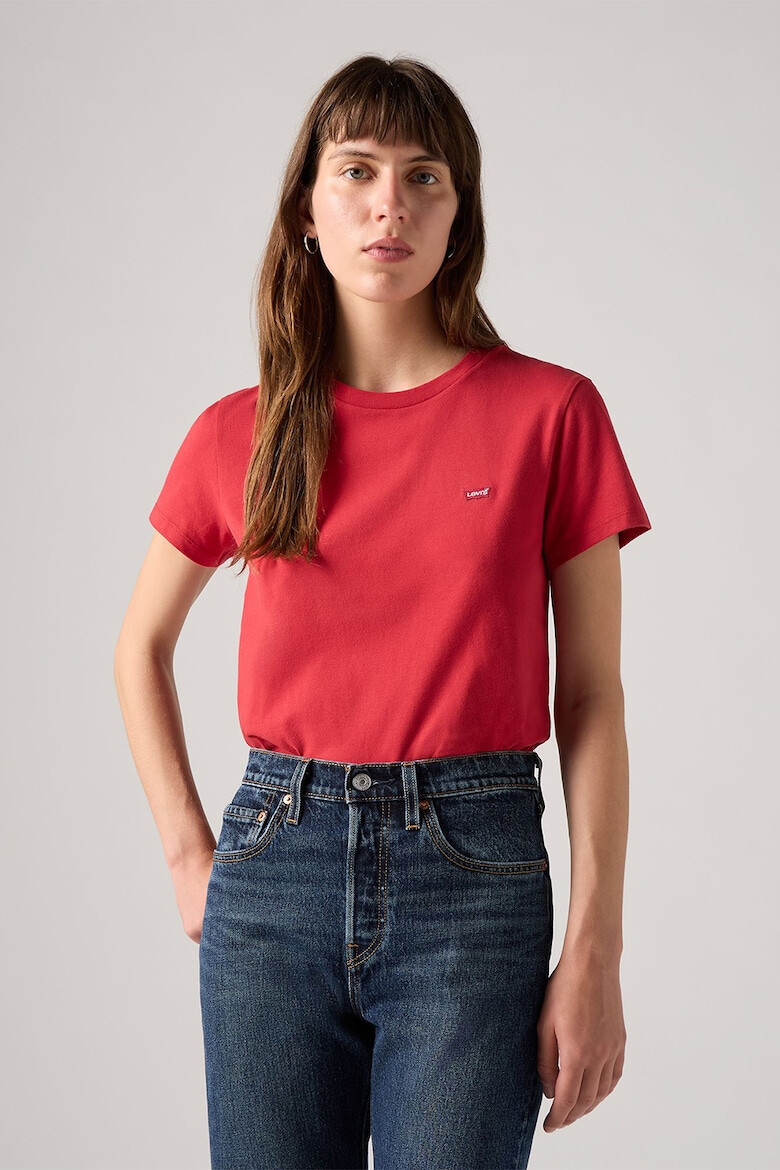 Levis Памучна тениска с овално деколте - Pepit.bg