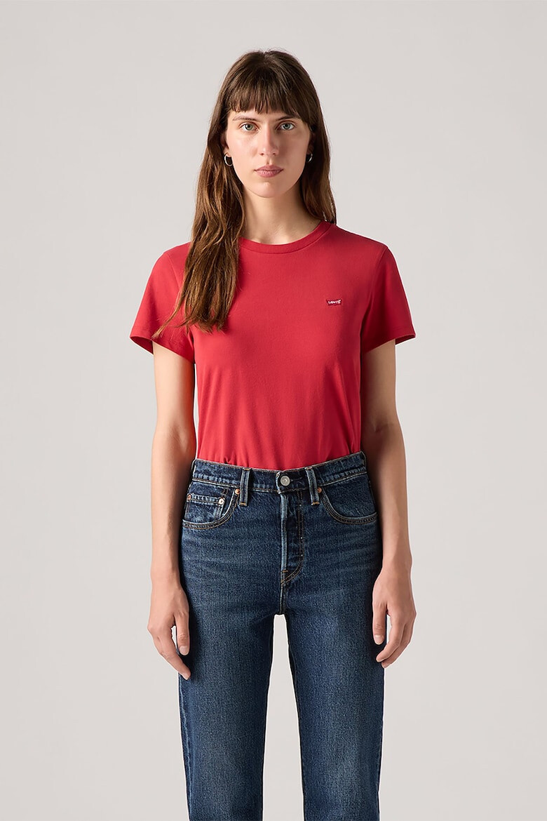 Levis Памучна тениска с овално деколте - Pepit.bg