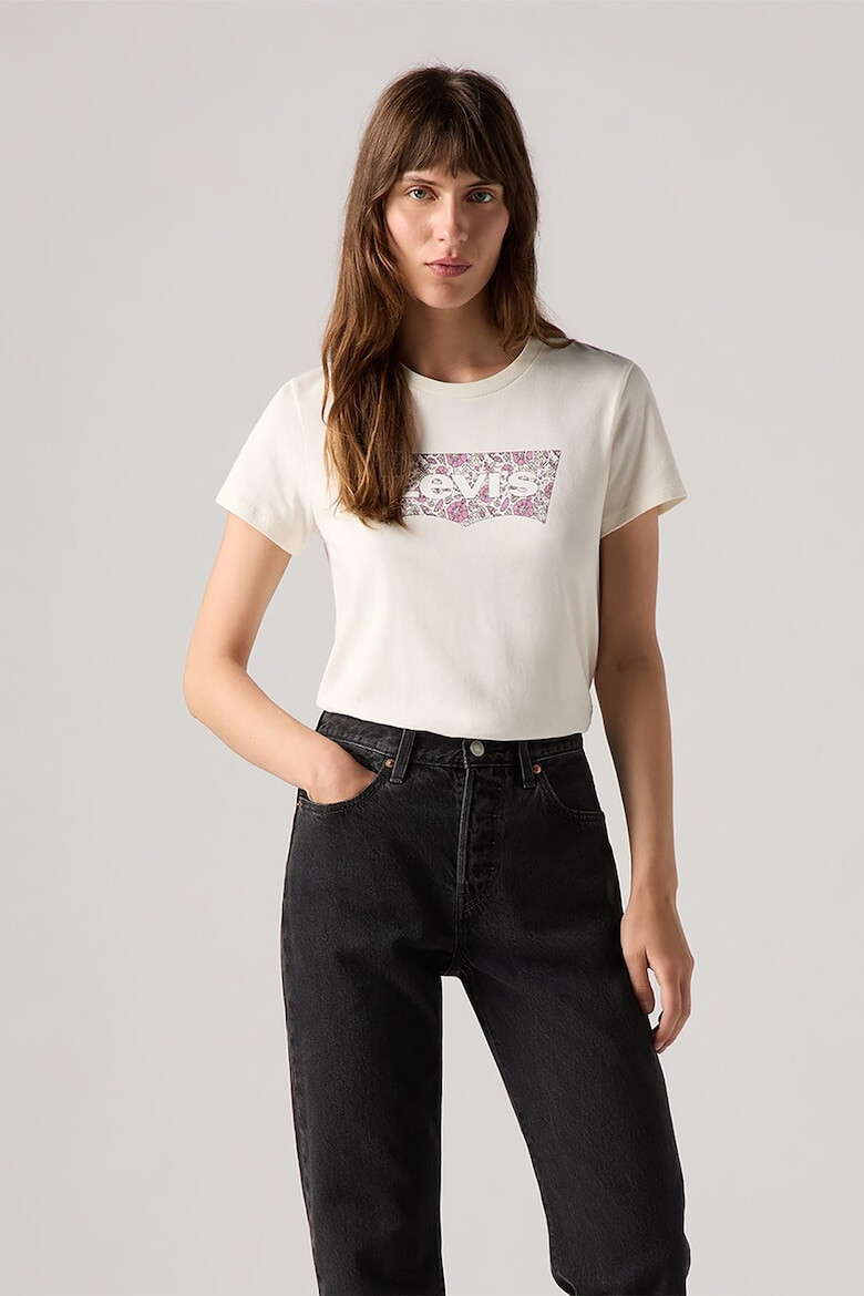 Levis Памучна тениска с овално деколте - Pepit.bg