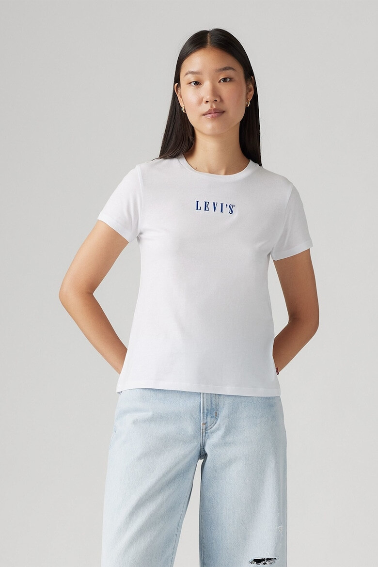 Levis Памучна тениска с овално деколте - Pepit.bg