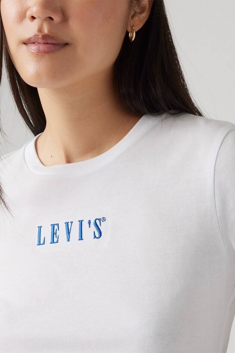 Levis Памучна тениска с овално деколте - Pepit.bg