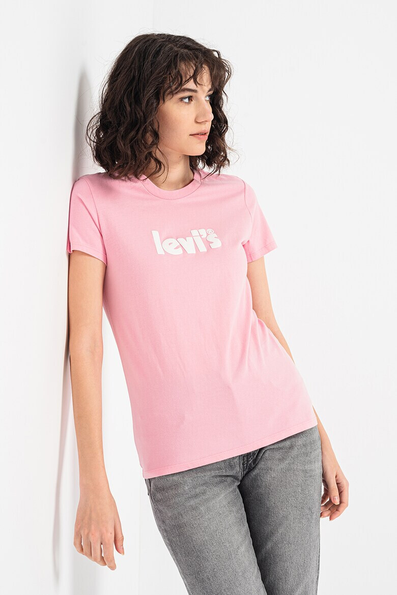 Levis Памучна тениска с овално деколте - Pepit.bg